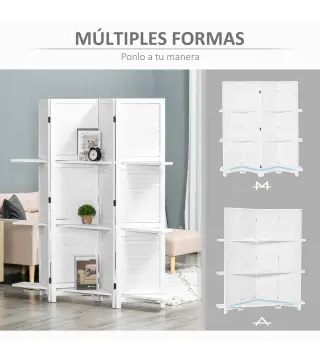 Biombo Separador de Madera