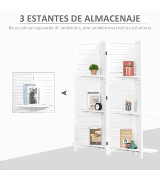 Biombo Separador de Madera