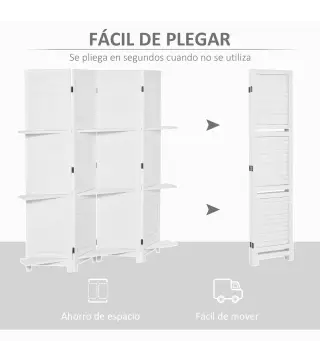 Biombo Separador de Madera