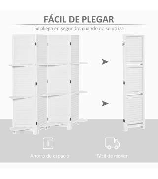 Biombo Separador de Madera