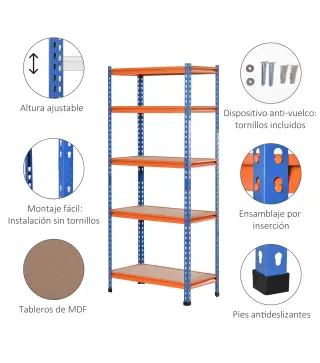 Estantería Metálica de Almacenaje