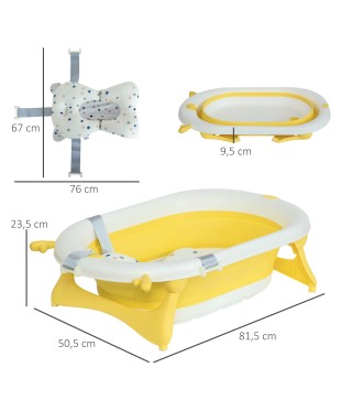Bañera para Bebé Plegable