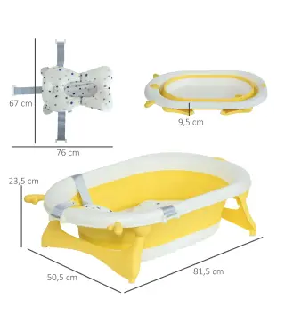 Bañera para Bebé Plegable