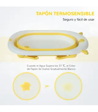 Bañera para Bebé Plegable