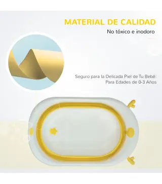 Bañera para Bebé Plegable