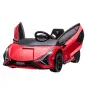 Coche Eléctrico para Niños de +3 Años Lamborghini SIAN Coche de Batería 12V con Mando a Distancia Apertura de Puerta Música MP3