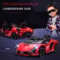 Coche Eléctrico para Niños de +3 Años Lamborghini SIAN Coche de Batería 12V con Mando a Distancia Apertura de Puerta Música MP3