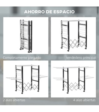 Tendedero de Ropa Plegable