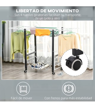 Tendedero de Ropa Plegable