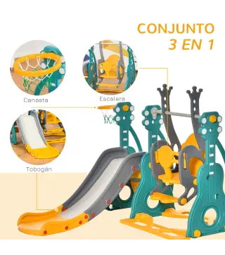 Columpio Tobogán para Niños