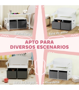 Banco Almacenaje Infantil