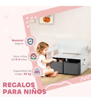 Banco Almacenaje Infantil
