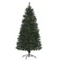 Árbol de Navidad 150 cm Artificial con 219 Agujas de Pino de PVC Ignífugo Base Plegable y Soporte de Acero Montaje Rápido Decora