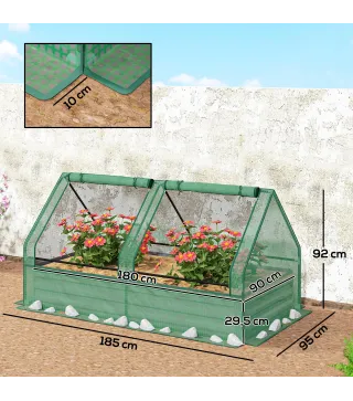 Jardinera con Invernadero