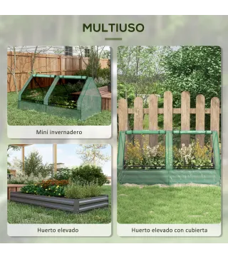 Jardinera con Invernadero