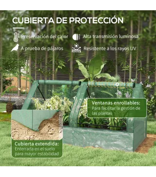 Jardinera con Invernadero