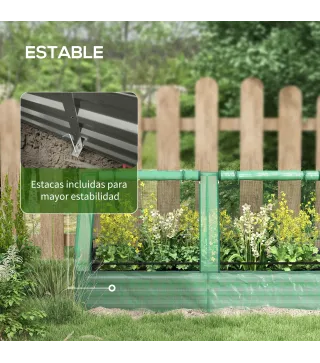 Jardinera con Invernadero