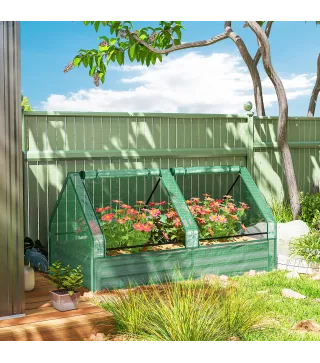 Jardinera con Invernadero