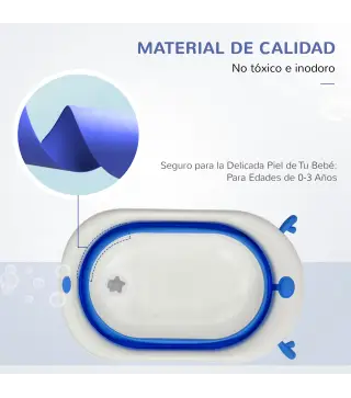 Bañera para Bebé Plegable