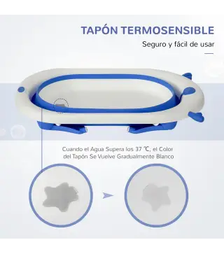 Bañera para Bebé Plegable