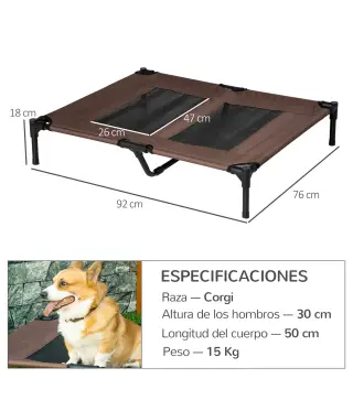 Cama Elevada para Perros