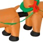 Papá Noel Inflable en Trineo Papá Noel Inflable en Trineo