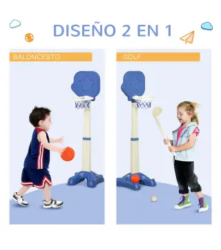 Canasta de Baloncesto 2 en 1
