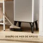 Cubo de Basura Cocina Automático 50L, Papelera de Cocina de Acero Inoxidable con Sensor Infrarrojo, Cierre Suave, Plata