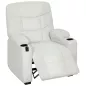 Sillón Relax Reclinable Eléctrico Silencioso con Función Memoria Reposapiés Mando a Distancia Bolsillos Laterales Crema Sillón Relax Reclinable Eléctrico Silencioso con Función Memoria Reposapiés Mando a Distancia Bolsillos Laterales Crema