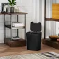 Cubo de Basura Cocina Automático 15 L con Sensor Infrarrojo y Modo Manual Anillo de Retención Antihuellas Negro