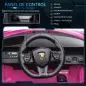Coche Eléctrico para Niños de +3 Años Lamborghini SIAN Coche de Batería 12V con Mando a Distancia Apertura de Puerta Música MP3