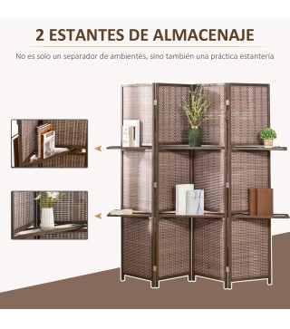 Biombo de Bambú
