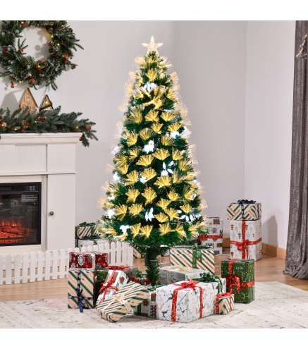 Árbol de Navidad con Fibra Óptica