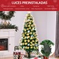 Árbol de Navidad con Fibra Óptica