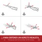 Árbol de Navidad con Fibra Óptica