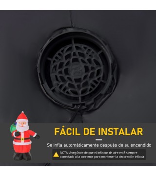 Papá Noel Inflable