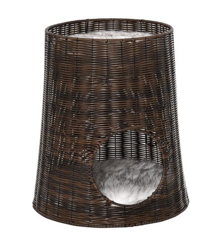 Cesta de Mimbre para Gatos