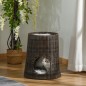 Cesta de Mimbre para Gatos