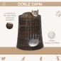 Cesta de Mimbre para Gatos