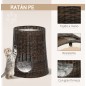 Cesta de Mimbre para Gatos