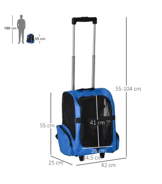 Transportín Carrito para Mascotas