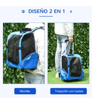 Transportín Carrito para Mascotas