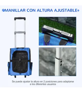 Transportín Carrito para Mascotas