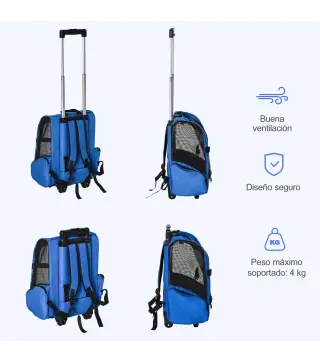 Transportín Carrito para Mascotas