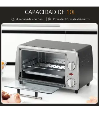 Horno Eléctrico Sobremesa