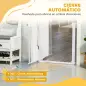 Barrera de Seguridad para Perros Mascotas 75-103 cm para Escaleras y Puertas con 2 Extensiones Cierre Automático y Siste