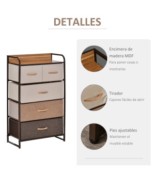 Cómoda de Tela