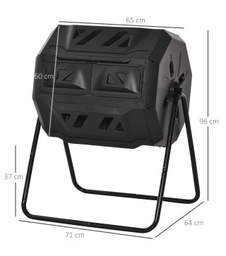 Compostador de Tambor