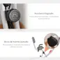 Bicicleta Estática Plegable 3 en 1 con Respaldo y 8 Niveles Resistencia Magnética, Bicicleta Estática para Casa Ajustable con Mo
