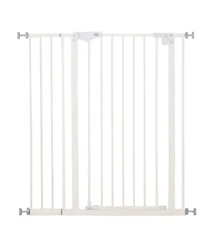 Barrera de Seguridad para Puertas y Escaleras Barrera para Perros Mascotas con Cierre Automático Extensión 17,5 cm Metal